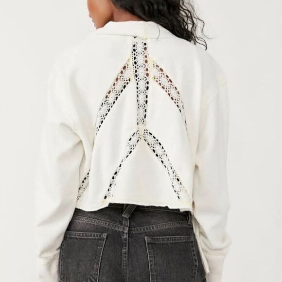 Free People Lost Cause Front Tie Cardigan Size XS - Picture 3 of 13